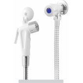 Ducha Higiênica Soft Inox Gatilho Branco  Ducha Higiênica Soft Inox Gatilho Branco