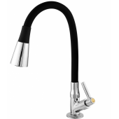 Torneira Bica Móvel Lavatório 2192 c-61 - 1/4 Volta Color Preto c/ Chuveiro Cromado Torneira Bica Móvel Lavatório 2192 c-61 - 1/4 Volta Color Preto c/ Chuveiro Cromado