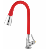 Torneira Bica Móvel Lavatório 2192 c-61 - 1/4 Volta Color Vermelho c/ Chuveiro Cromado Torneira Bica Móvel Lavatório 2192 c-61 - 1/4 Volta Color Vermelho c/ Chuveiro Cromado