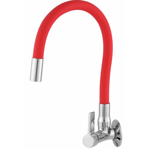 Torneira Bica Móvel Parede 2158 c-70 - 1/4 Volta Color Vermelho Torneira Bica Móvel Parede 2158 c-70 - 1/4 Volta Color Vermelho