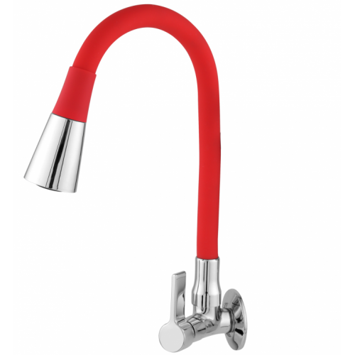 Torneira Bica Móvel Parede 2158 c-70 - 1/4 Volta Color Vermelho c/ Chuveiro Cromado Torneira Bica Móvel Parede 2158 c-70 - 1/4 Volta Color Vermelho c/ Chuveiro Cromado