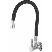 Torneira Bica Móvel Parede 2158 c-70 - 1/4 Volta Color Preta Torneira Bica Móvel Parede 2158 c-70 - 1/4 Volta Color Preta