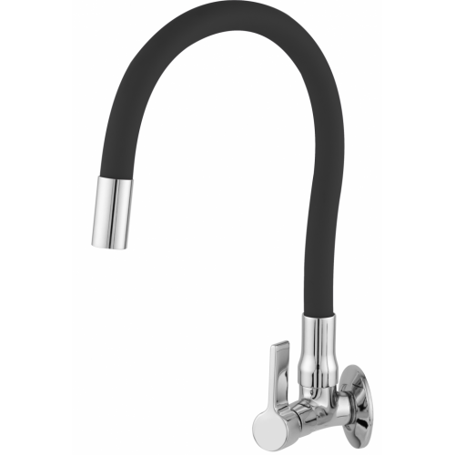 Torneira Bica Móvel Parede 2158 c-70 - 1/4 Volta Color Preta Torneira Bica Móvel Parede 2158 c-70 - 1/4 Volta Color Preta