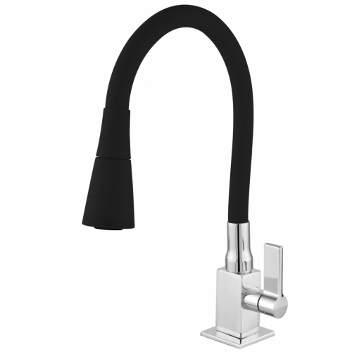 Torneira Square Lavatório 4198 c-70 - 1/4 Volta Color Preto c/ Chuveiro Torneira Square Lavatório 4198 c-70 - 1/4 Volta Color Preto c/ Chuveiro