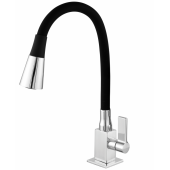 Torneira Square Lavatório 4198 c-70 - 1/4 Volta Color Preto c/ Chuveiro Cromado Torneira Square Lavatório 4198 c-70 - 1/4 Volta Color Preto c/ Chuveiro Cromado