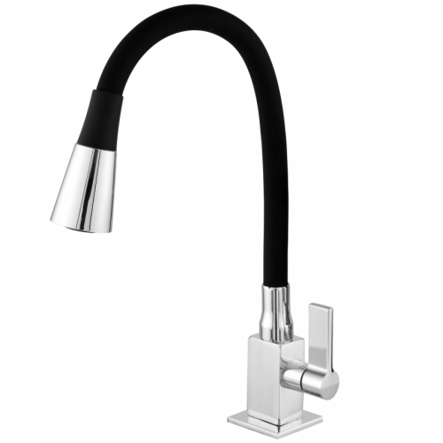 Torneira Square Lavatório 4198 c-70 - 1/4 Volta Color Preto c/ Chuveiro Cromado Torneira Square Lavatório 4198 c-70 - 1/4 Volta Color Preto c/ Chuveiro Cromado