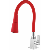 Torneira Square Lavatório 4198 c-70 - 1/4 Volta Color Vermelho c/ Chuveiro Torneira Square Lavatório 4198 c-70 - 1/4 Volta Color Vermelho c/ Chuveiro