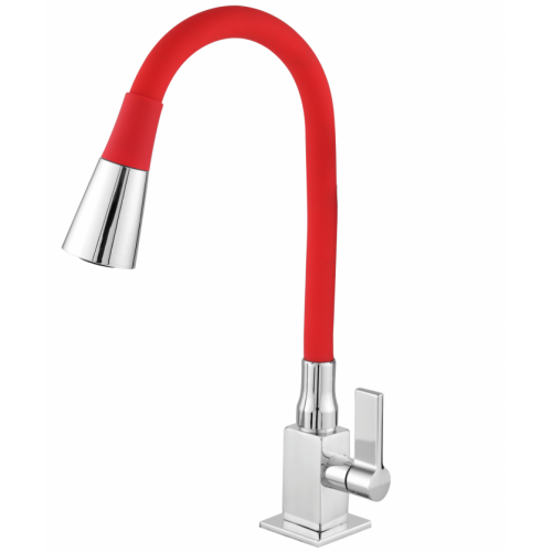 Torneira Square Lavatório 4198 c-70 - 1/4 Volta Color Vermelho c/ Chuveiro Cromado Torneira Square Lavatório 4198 c-70 - 1/4 Volta Color Vermelho c/ Chuveiro Cromado