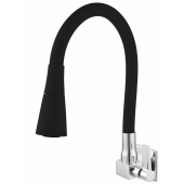 Torneira Square Parede 4167 c-70 - 1/4 Volta Color Preto c/ Chuveiro 	Torneira Square Parede 4167 c-70 - 1/4 Volta Color Preto c/ Chuveiro